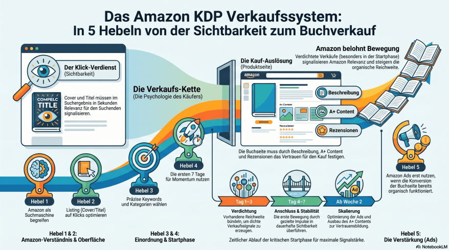 Infografik Mit Amazon KDP mehr Bücher verkaufen